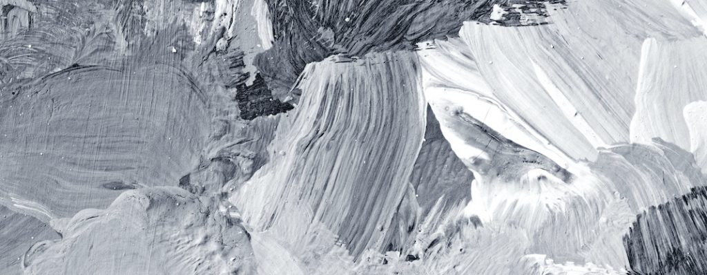 Grey paint brushstroke